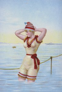 Donna che fa il bagno al mare da European School