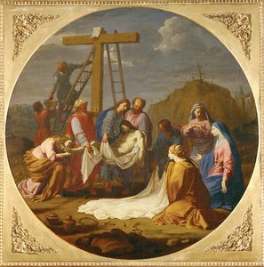 La deposizione dalla croce - Deposizione ... da Eustache (studio of) Le Sueur