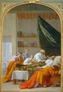 Morte di Raymond Diocrès - La morte di Raymond Diocrès ... da Eustache (studio of) Le Sueur