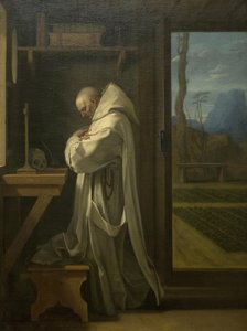 San Bruno in preghiera da Eustache Le Sueur