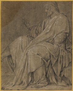 Studio per San Luigi che guarisce i malati da Eustache Le Sueur