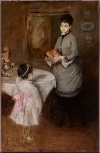 Tè del pomeriggio, c.1874 da Eva Gonzalès