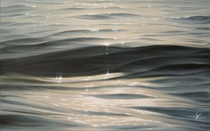 Into The Light, 2023 (olio su tela) da Eva Volf