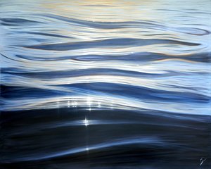 Perle de la Mer, 2023 (olio su tela) da Eva Volf