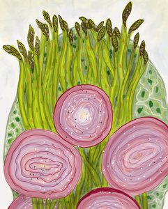 Asparagi, Brooklyn (arte digitale)