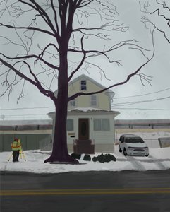 Jamaica, Queens (arte digitale) da Evan Sklar