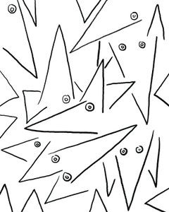 Troppi cani, 2020-24 circa (arte digitale) da Evan Sklar
