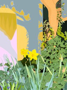 Due narcisi.jpg, c.2020-24 (arte digitale) da Evan Sklar