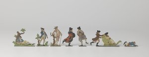 Figurine di stagno realizzate dai Fratelli Moravi di Zeist