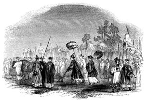 Il festival annuale di primavera, 1847 da Evans