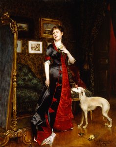 Il nuovo vestito, 1888 da Evariste Carpentier