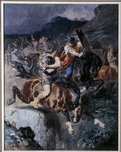 Combattimento di Cavalieri Franchi da Evariste Vital Luminais
