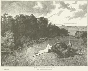 La morte di Brunehaut da Evariste Vital Luminais