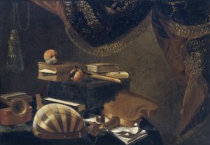 Natura morta con strumenti musicali
