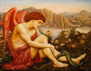 Angelo con serpente