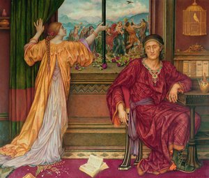 La gabbia dorata da Evelyn De Morgan