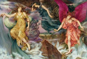 Gli spiriti della tempesta da Evelyn De Morgan