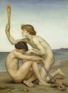 Fosforo e Vespero, 1881 da Evelyn De Morgan