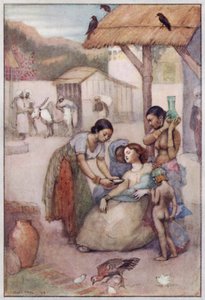 Illustrazione per Cranford di Mrs Gaskell da Evelyn Paul
