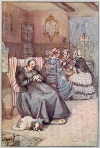 Illustrazione per Cranford di Mrs Gaskell da Evelyn Paul