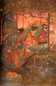 Kato Sayemon nel suo palazzo dello Shogun Ashikaga