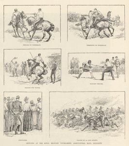Schizzi al Royal Military Tournament, Agricultural Hall, Islington