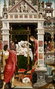 Scena della vita di San Rocco, 1517 da Everaert Orley