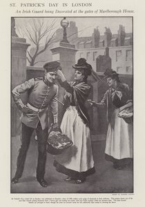 Giorno di San Patrizio a Londra (litografia)