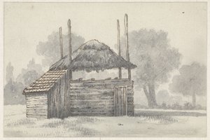 Mucchio di fieno a Zoelmond, nella Betuwe da Evert Doublet
