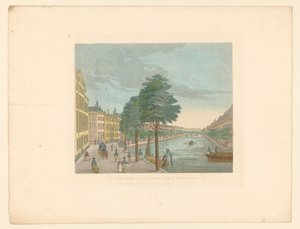 Veduta del Herengracht presso la Spiegelstraat ad Amsterdam da Evert Maaskamp