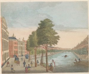 Vista sul Herengracht, ca. 1810-1813 da Evert Maaskamp