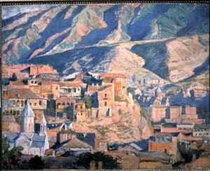 Tbilisi - Veduta di una città del Caucaso