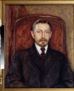 Ritratto dello scrittore Ivan A. Bunin (1870-1953). Dipinto di Evgeni Iosifovich Bukovetsky (1866-1948) da Evgeniy Iosipovich Bukovetsky