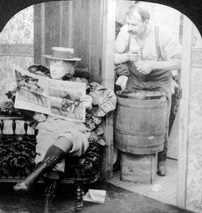 La nuova donna da Excelsior Stereoscopic Tours