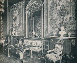 La stanza degli arazzi nel Castello di Windsor, c1899, 1901 da Eyre and Spottiswoode