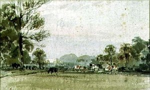 Veduta di Hyde Park, XIX secolo da F.J. Collignon