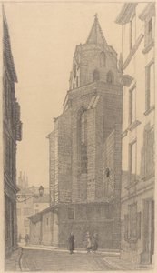 Abside di St.-Didier, Avignone da F.L. Griggs