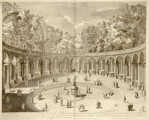La Colonnade, Versailles, c.1715 da F. (after) Delamonce