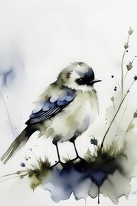 Un uccello solitario