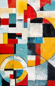 Felicità della geometria gialla, astratto da F. Abderrahim