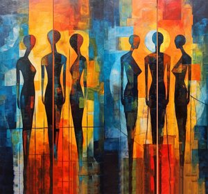 Disegno di silhouette umana
