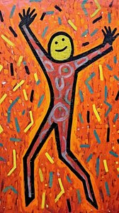 Pittura figurativa naif da F. Abderrahim