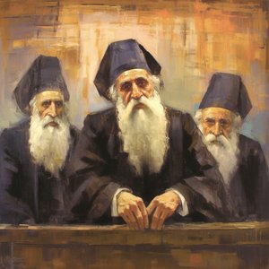 Ritratto di anziani religiosi del clero da F. Abderrahim