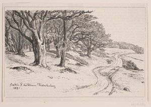 Fra Hestehaven, Frederiksborg da F. Hendriksen