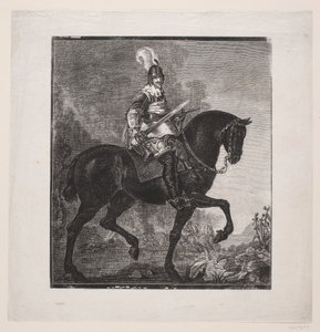 Karel van Mander: Christian IV a cavallo da F. Hendriksen