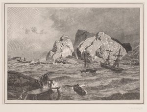 Nødhavn sulla costa norvegese da F. Hendriksen