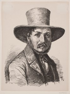Ritratto di Christen Købke da F. Hendriksen