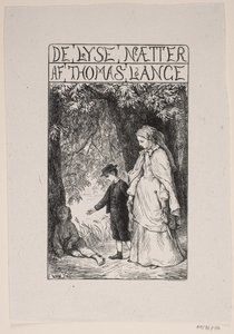 Pagina del Titolo per Th. Lange "Le Notti Chiare" da F. Hendriksen