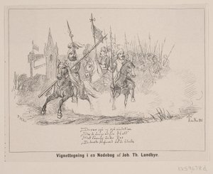Vignetta in un libro di note da F. Hendriksen
