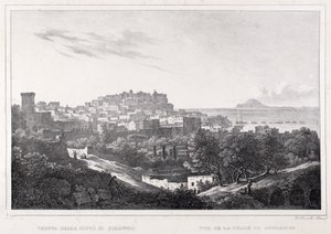 Veduta della città di Pozzuoli da F. Homer